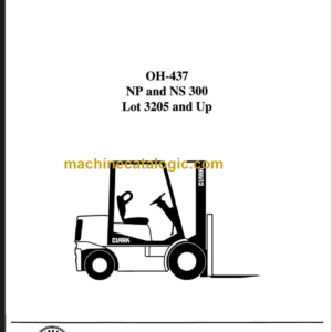 CLARK NP NS300 (OH-437) Overhaul Manual