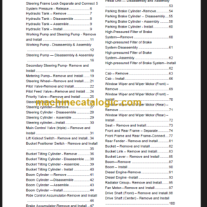 LIUGONG CLG856 III SERVICE MANUAL