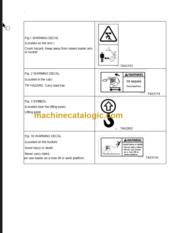 CLG 365A 375A 385A OPERATION MANUAL