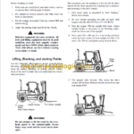 CLARK C60 70 75L SERVICE MANUAL