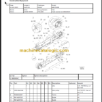 Volvo ABG7820B Tracked Paver Parts Catalog Manual
