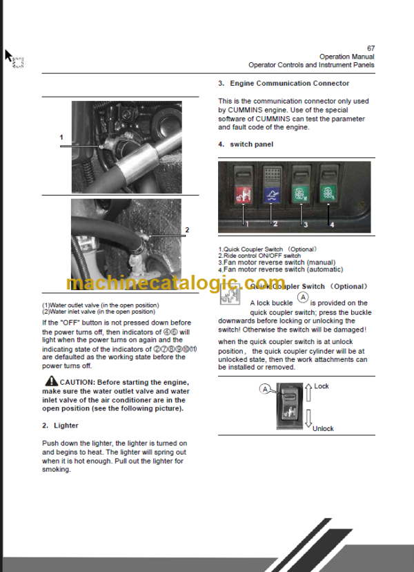 CLG 856 III OPERATION MANUAL 2010