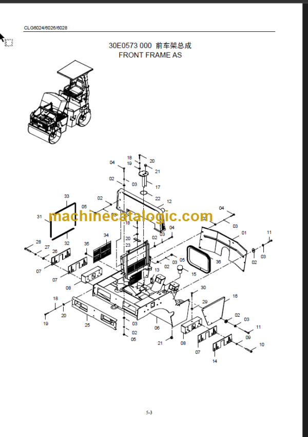 CLG60 24-26-28 PARTS MANUAL