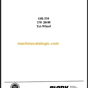 CLARK TW 20 40 (OH-334) Overhaul Manual