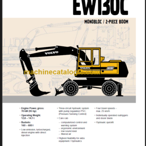 VOLVO EW130C EXCAVATOR SERVICE REPAIR MANUAL