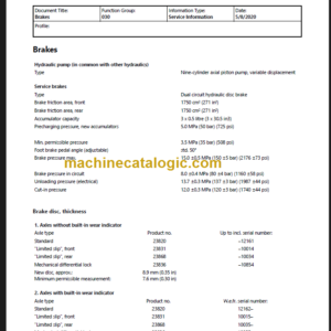 Volvo L50C Wheel Loader Service Repair Manual