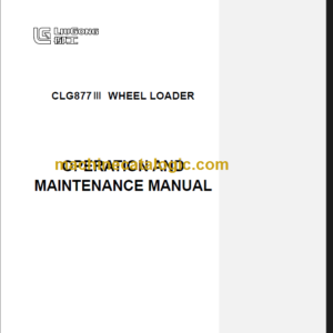 CLG 877 III OPERATION MANUAL 2008