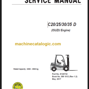 CLARK C20 25 30 35D SERVICE MANUAL