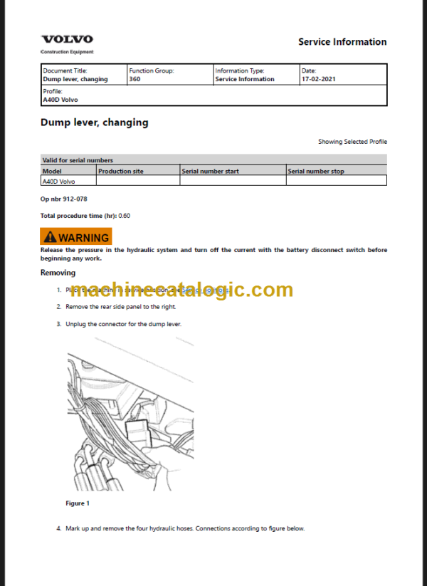 VOLVO A40D SERVICE REPAIR MANUAL