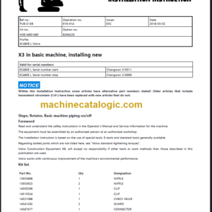 Volvo EC480E L Excavator Operator's Manual