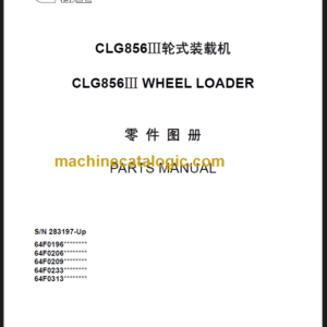 CLG856III PARTS MANUAL 2011