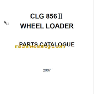 CLG 856 PARTS CATALOG 2007