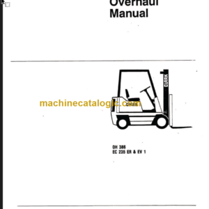 CLARK EC 235 ER EV 1 (OH-386) Overhaul Manual