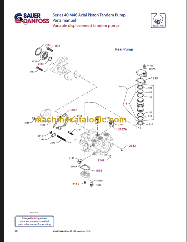 MPT046 Parts Manual