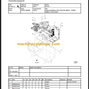 Volvo PF6170 Parts Manual PDF