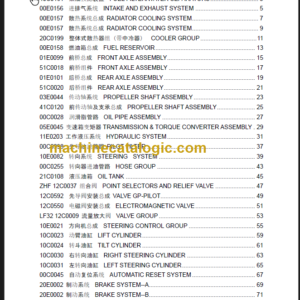 LIUGONG CLG 856 PARTS CATALOG 2007