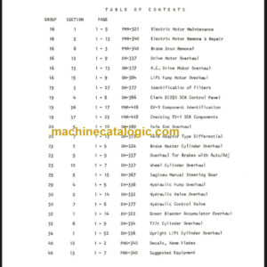 CLARK EC 235 ER EV 1 (OH-386) Overhaul Manual