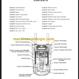 CLARK 80 D C 60 70 75L SERVICE MANUAL