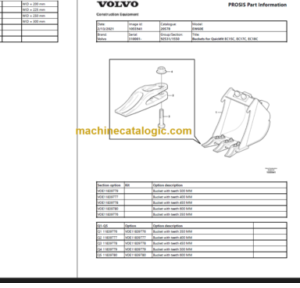 Volvo EW60E Parts Manual PDF