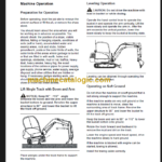 CLG835II (62F0018) OPERATION MANUAL