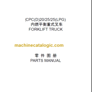 CPC(D)20-25 PARTS MANUAL