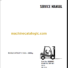 CLARK C15 33 32C 35 D L G SERVICE MANUAL