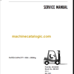 CLARK C15 33 32C 35 D L G SERVICE MANUAL