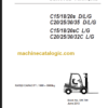 CLARK C15 18 20 D L G SERVICE MANUAL