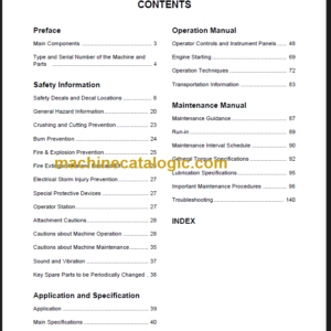 LIUGONG CLG908D III  OPERATION MANUAL