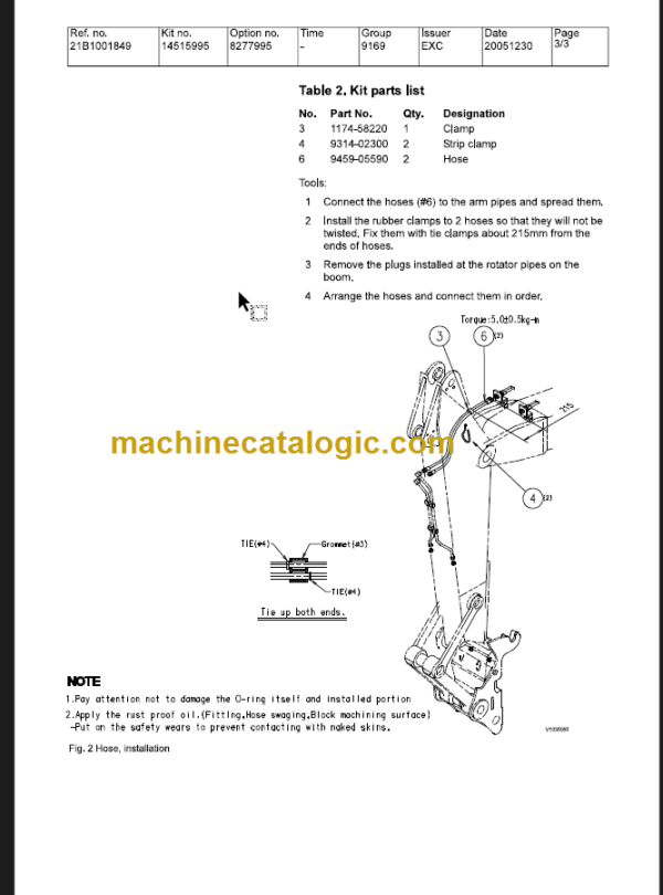 Volvo EC140B LC Excavator Operators Manual