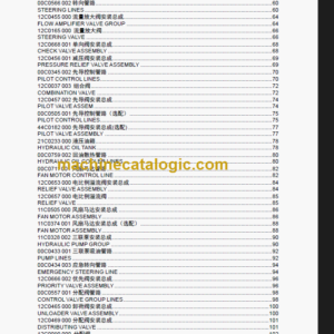 LIUGONG CLG877 III PARTS CATALOGUE