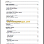 CLG612H III OPERATION MANUAL