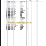 CLG 906C PARTS CATALOGUE
