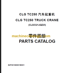 CLG TC250 PARTS CATALOG