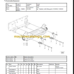 Volvo A40G Parts Manual PDF