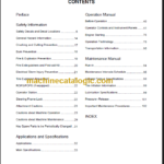 CLG418 OPERATION MANUAL