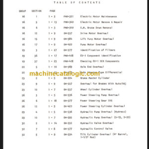 CLARK EC500 355 (OH-420) Overhaul Manual