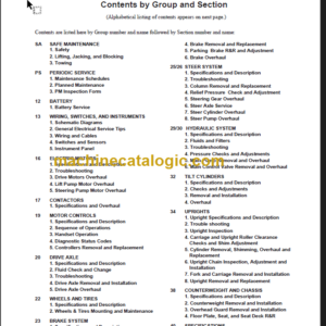 CLARK TMG 12-25 TMG 13-20X EPG15-18 SERVICE MANUAL