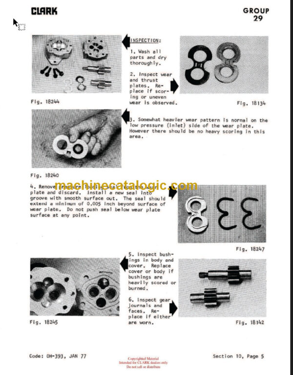 CLARK EC500 355 (OH-420) Overhaul Manual