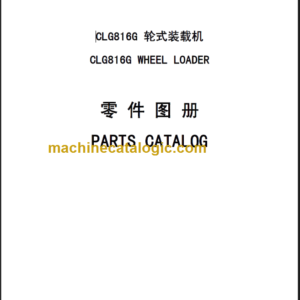 CLG 816 G PARTS CATALOG