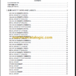 CLG2050H 60H 70H PARTS MANUAL