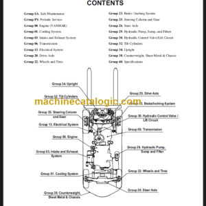 CLARK S20 25 30 35D SERVICE MANUAL 2020