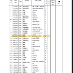 CLG TC500 CRANE CHASSIS PARTS