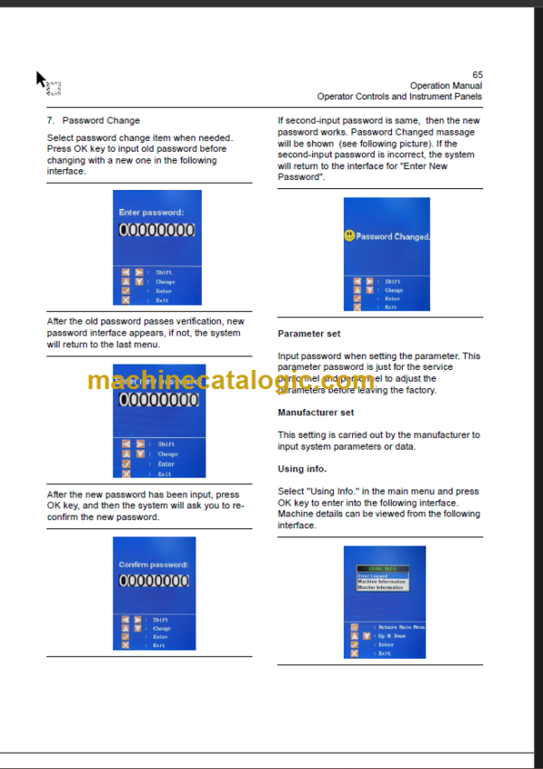 CLG915DIII OPERATION MANUAL