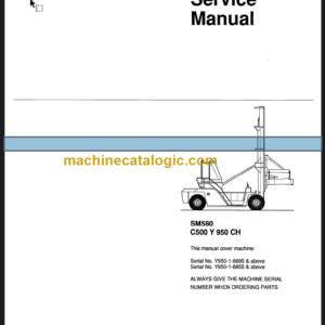 CLARK C500 Y950CH SERVICE MANUAL