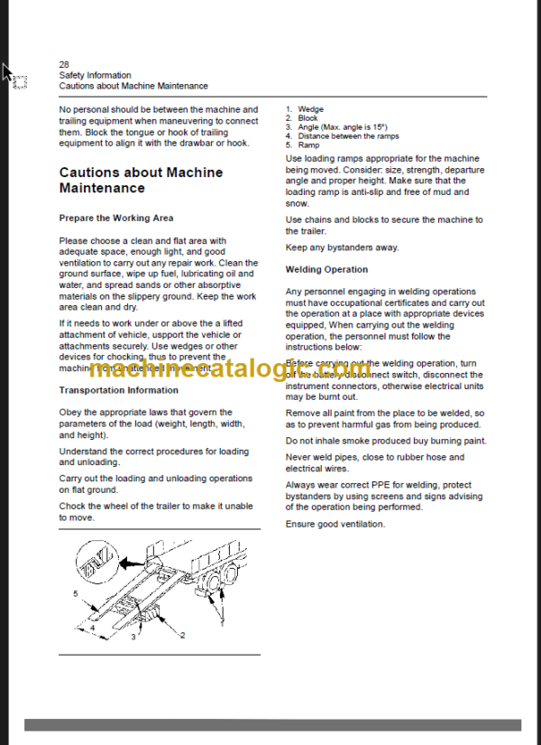 CLG 611 H OPERATION MANUAL