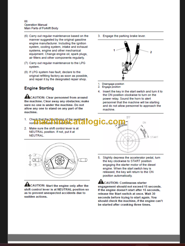 CLG 2020H-25H OPERATION MANUAL