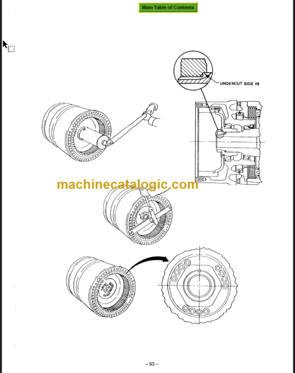 CLARK C500 Y950CH SERVICE MANUAL