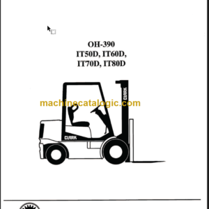 CLARK IT50 60 70 80D (OH-390) Overhaul Manual