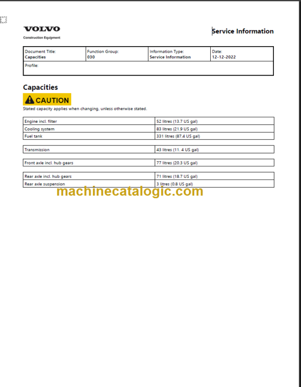 VOLVO L220D WHEEL LOADER SERVICE REPAIR MANUAL